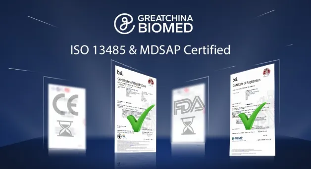 GCBiomed Demonstrates Global Compliance with ISO 13485 Certification and Successful MDSAP Audit, Accelerating International Market Access